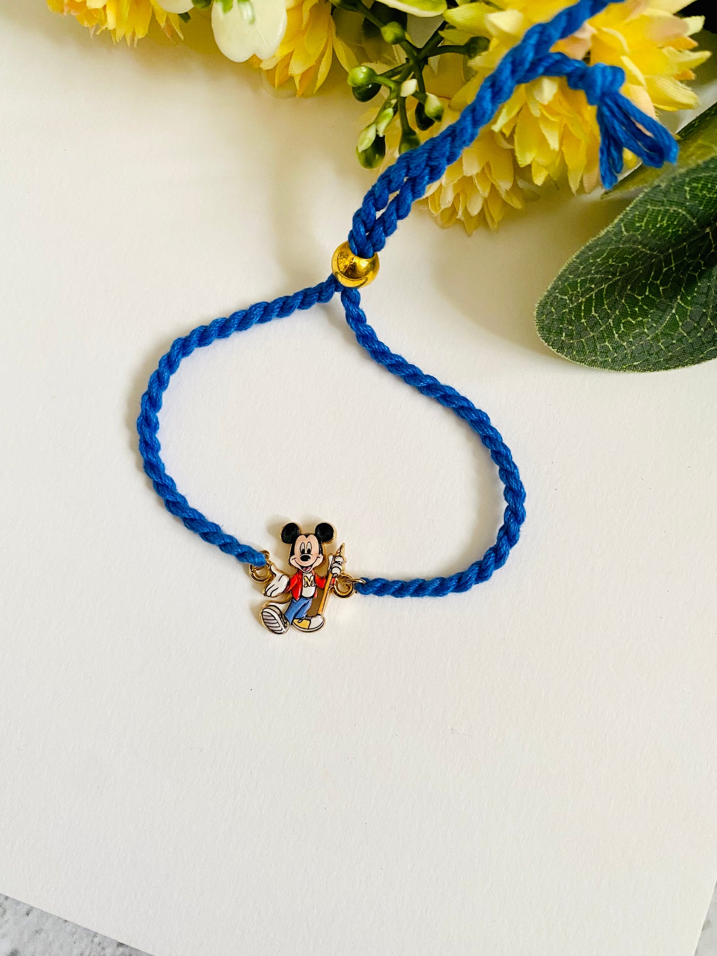 Mickey with stick bracelet kids rakhi