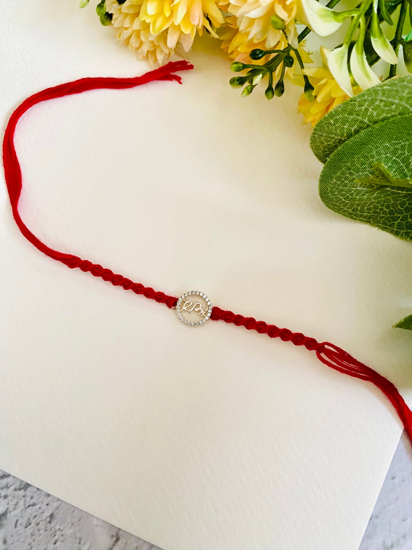 Ram Diamond Silver Bhai Rakhi