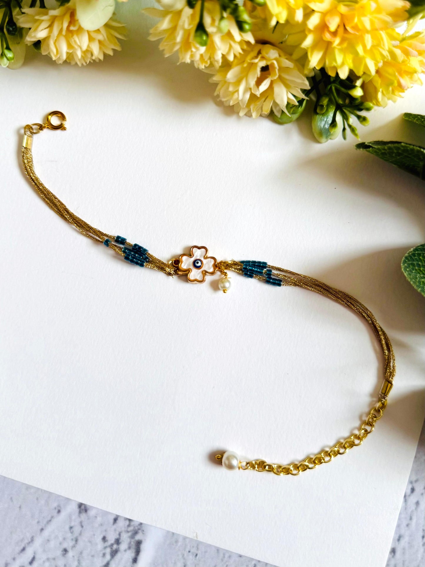 Lucky Leaf Bracelet Bhabhi Rakhi