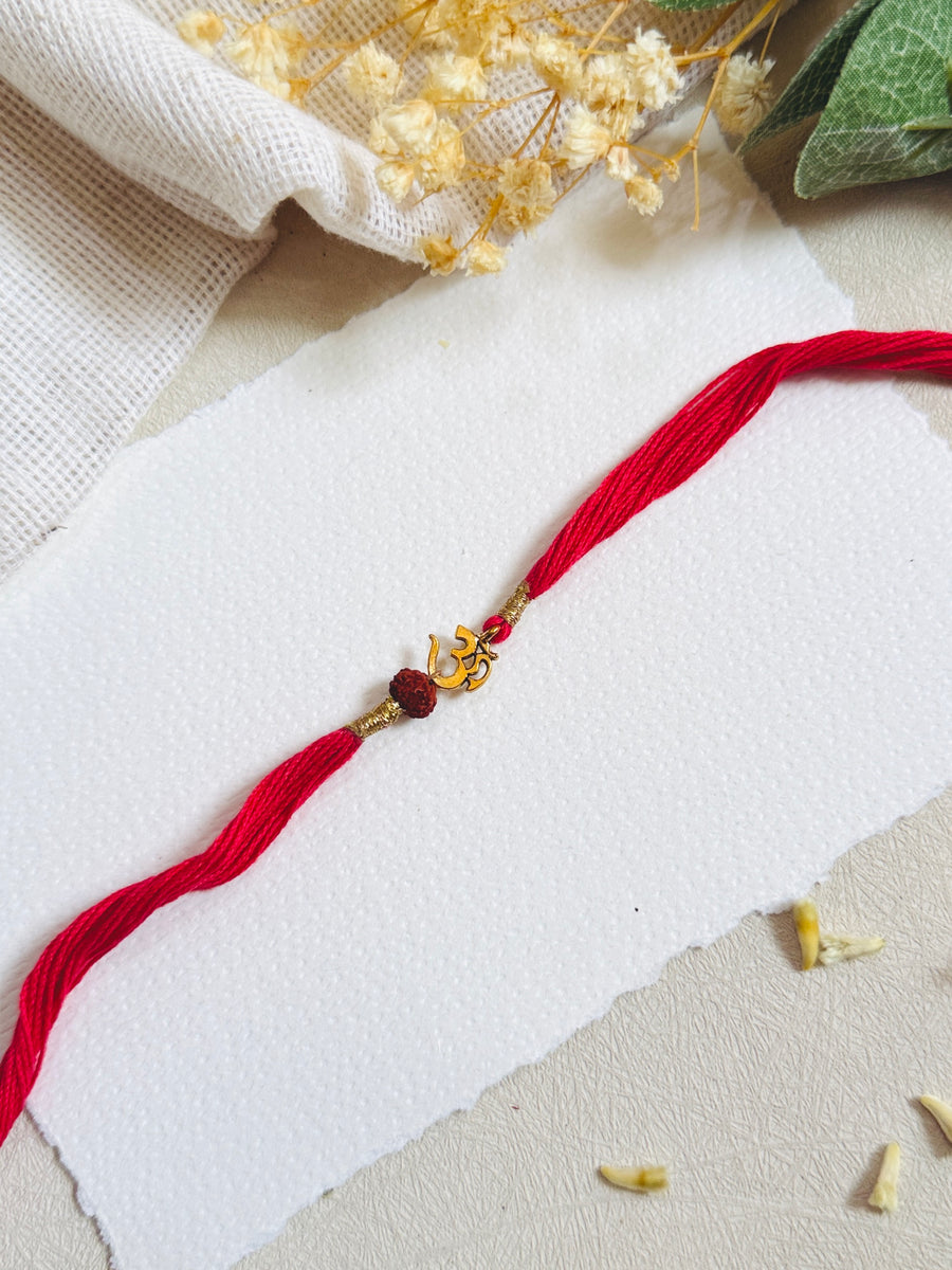 Sacred Om Bhai Rakhi