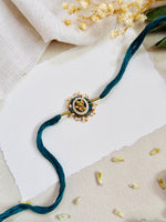 Ethnic Ganesha Bead Bhabhi Rakhi