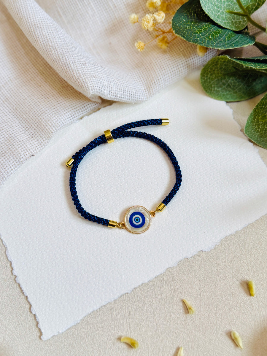 Blue Aura Evil Eye Bhai Bracelet Rakhi
