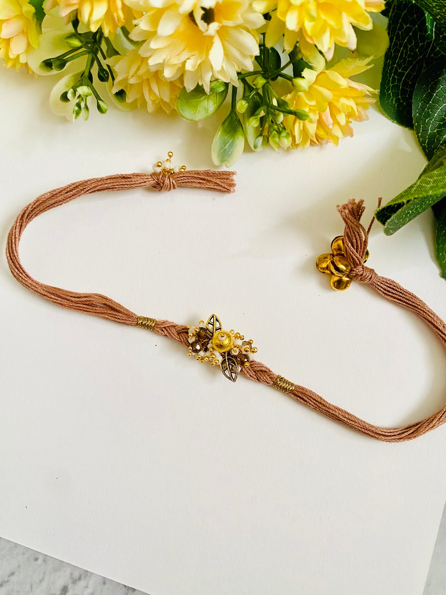 Om Designer Braid Bhabhi Rakhi