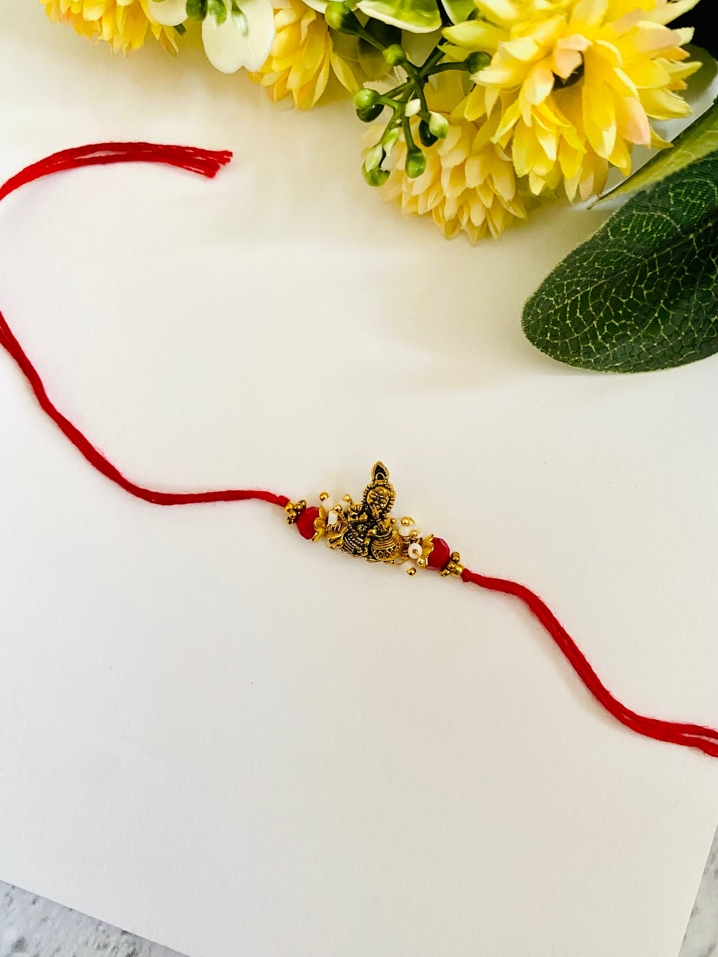 Small krishna bead bhai rakhi