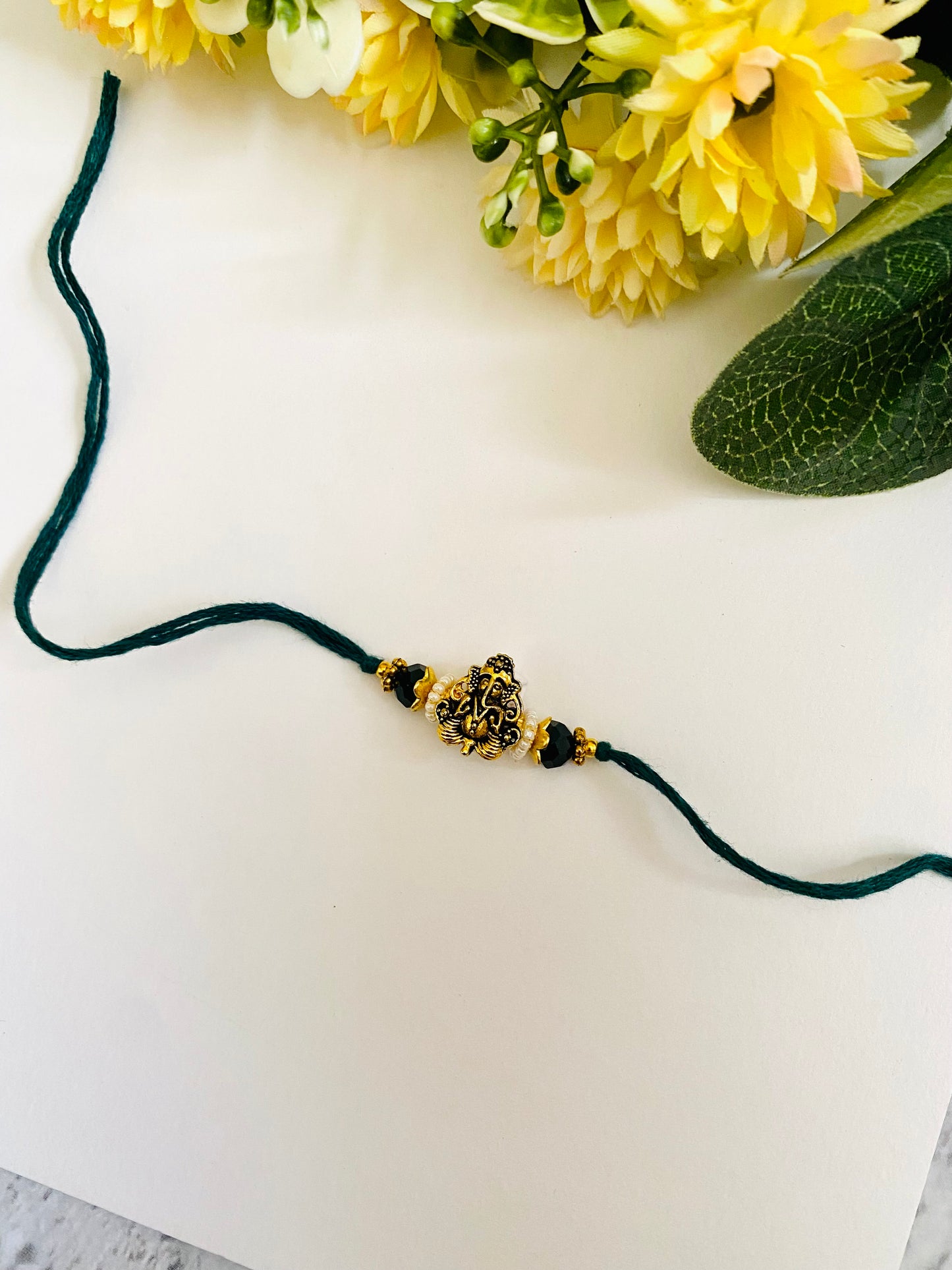 Ganpati bead bhai rakhi