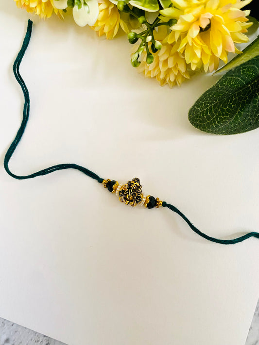 Ganpati bead bhai rakhi