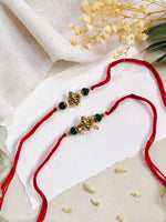Divine Ganesha Bhai Bhabhi Rakhi Set