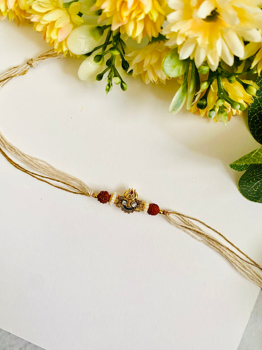 Small Trishul Damaru Bhai Rakhi