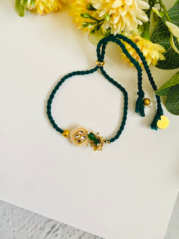 Leaf Meena Kundan Bhabhi Rakhi