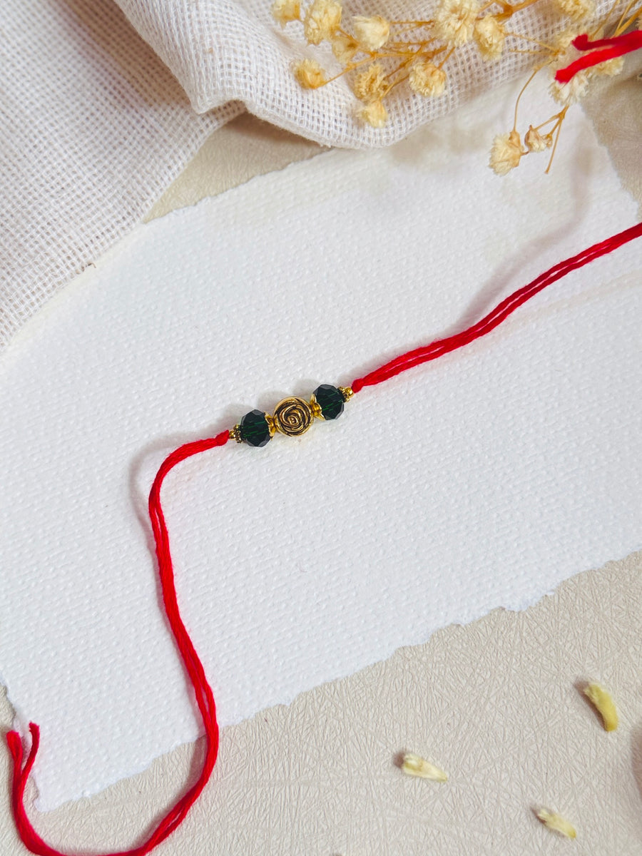 Rose Bead Bhai Rakhi