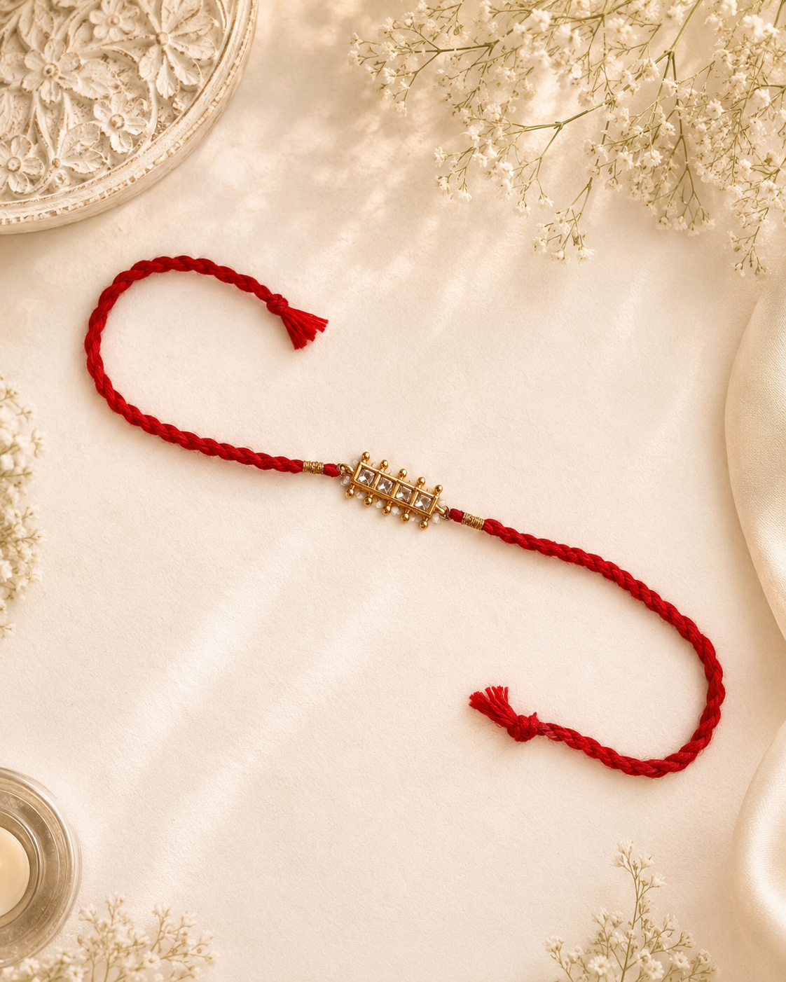 Royal Kundan Bhai Rakhi