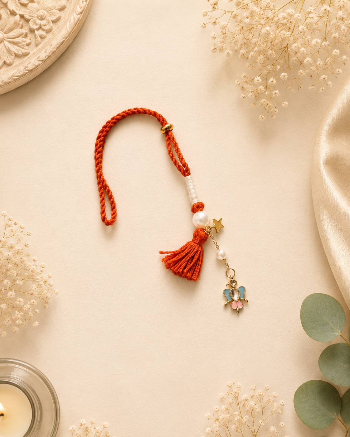 Regal Falcon Kundan Lumba Bhabhi Rakhi