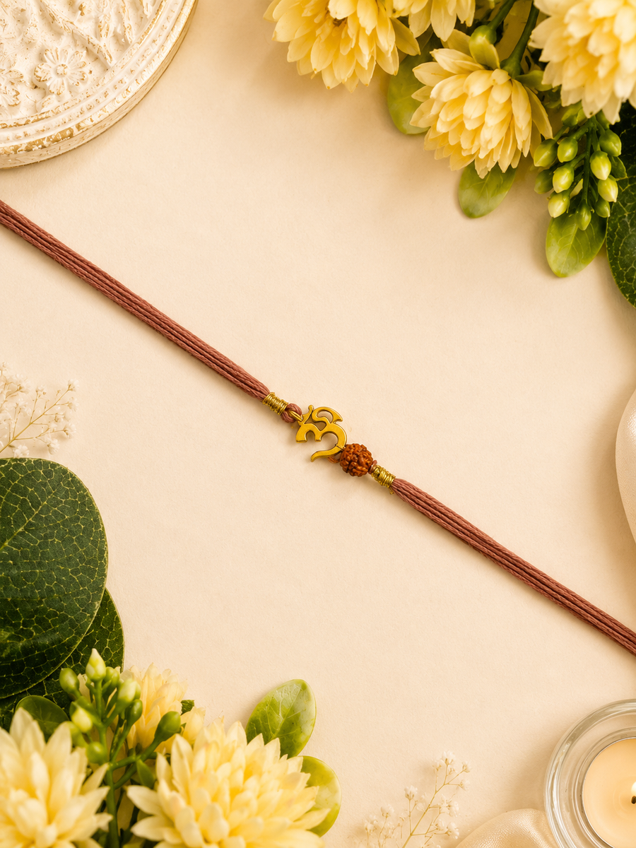 Sacred Om Bhai Rakhi