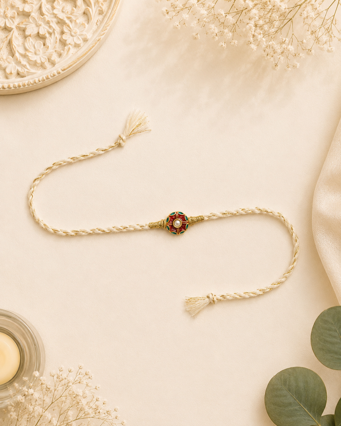Red And Green Meena Bhai Rakhi