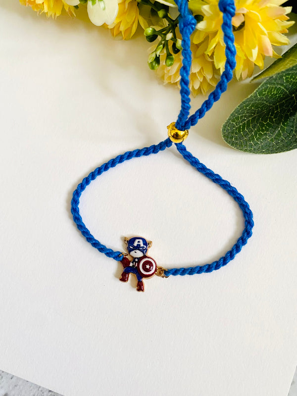 Caption America bracelet kids rakhi