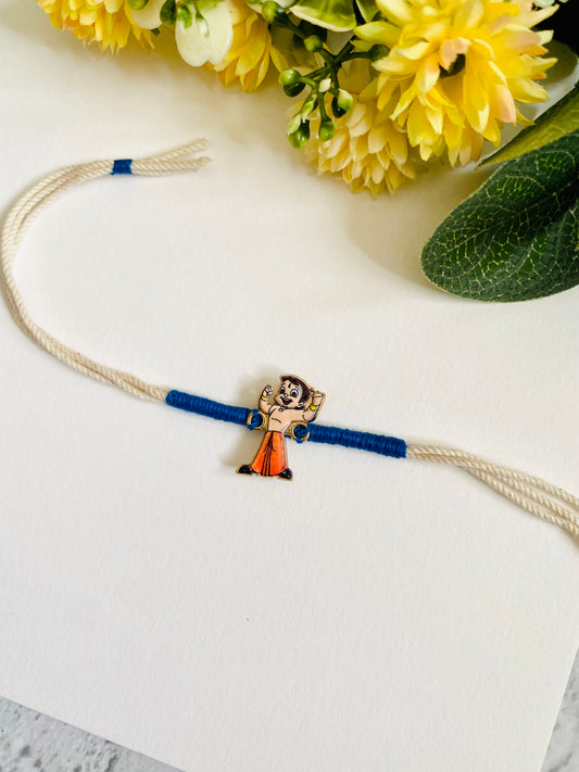 Chhpota Bheem white dori Kids Rakhi