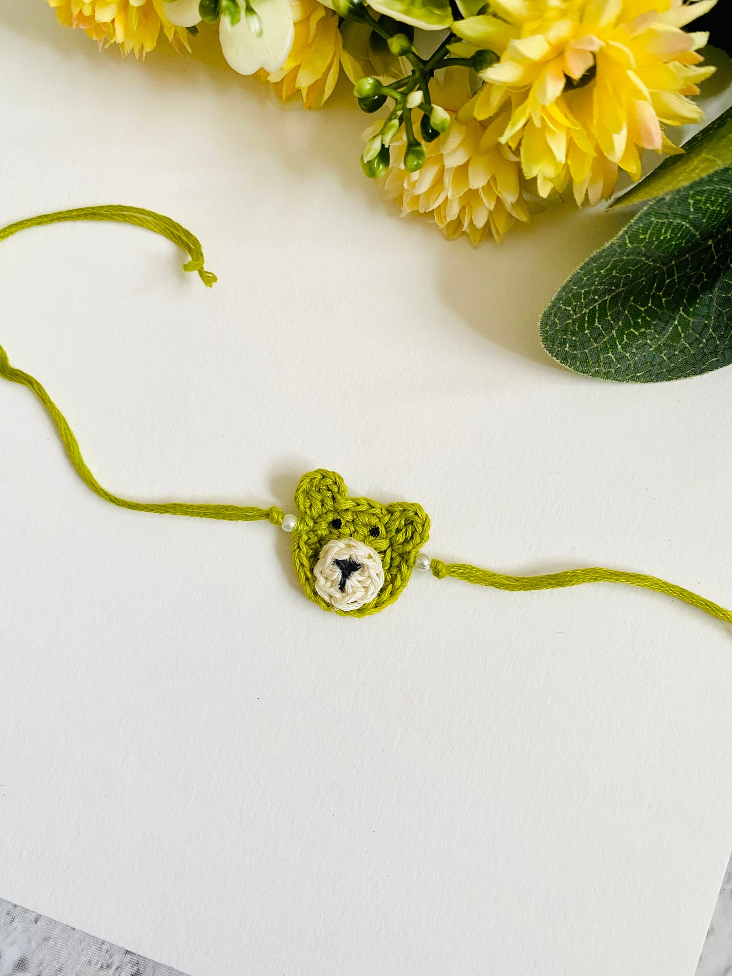 Teddy Crochet Kids Rakhi