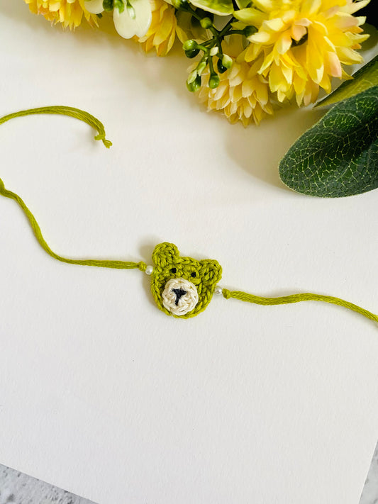 Teddy Crochet Kids Rakhi