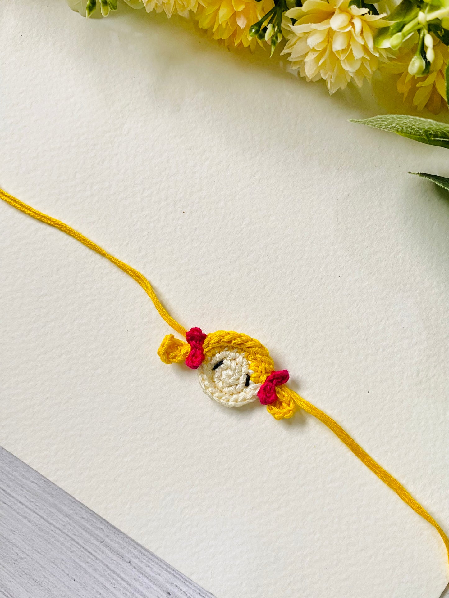 Small Doll Crochet Kids Rakhi