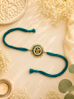 Ethnic Ganesha Bead Bhabhi Rakhi