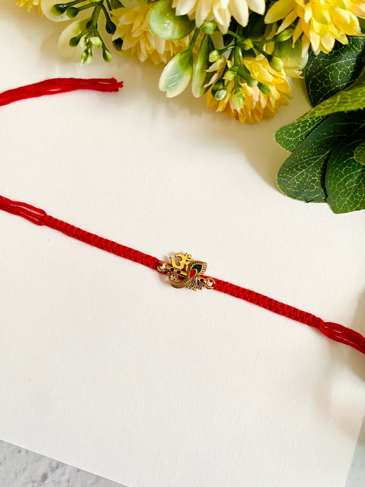 Om Feather Meena Bhai Rakhi