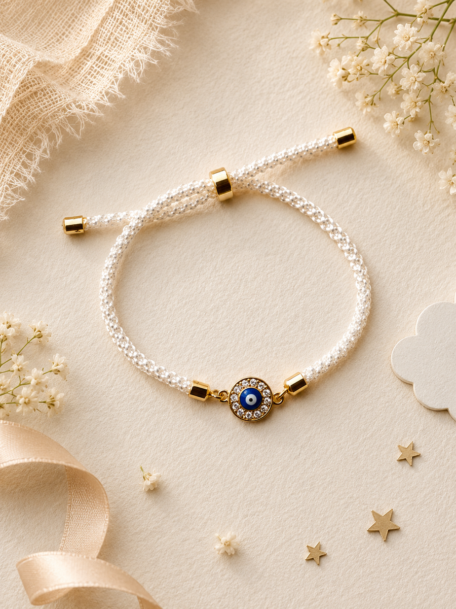 Small Evil Eye Kids Bracelet Rakhi