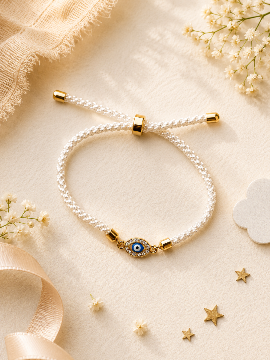 Luxury Evil Eye Kids Bracelet Rakhi