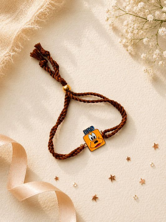 Pooh Bro Kids Bracelet Rakhi