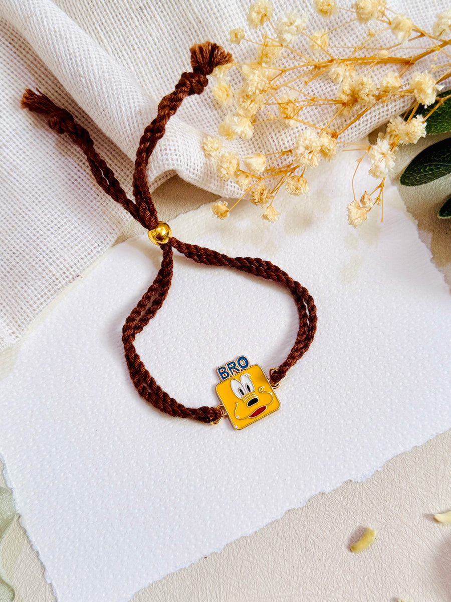 Pooh Bro Kids Bracelet Rakhi