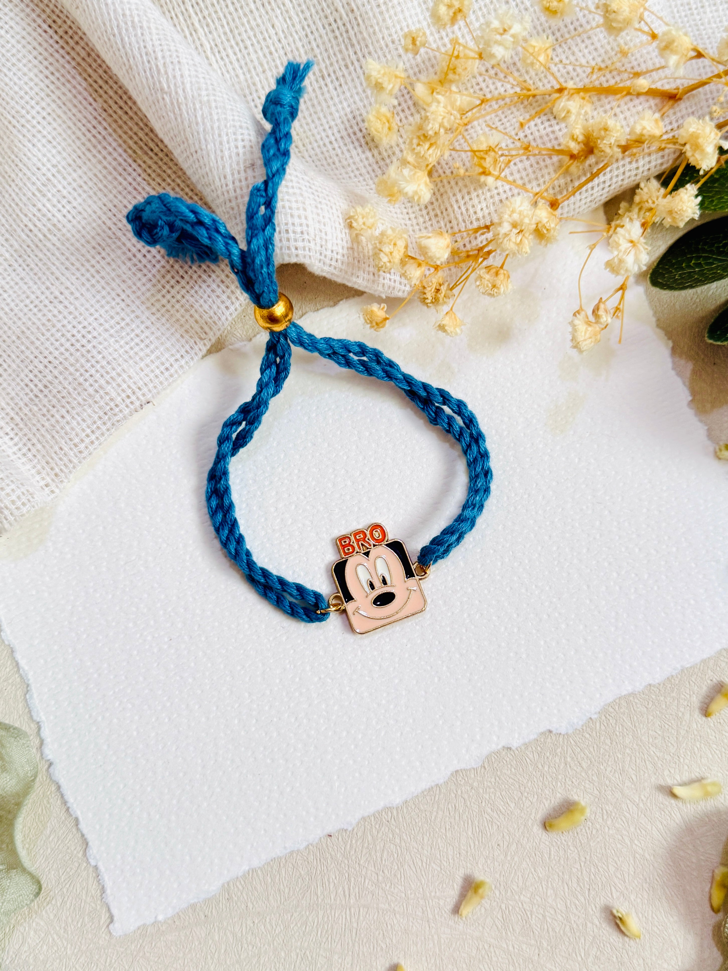 Pooh Mickey Kids Bracelet Rakhi