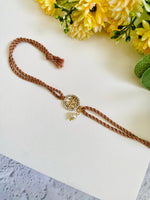 Om Trishul Diamond twist bhabhi rakhi