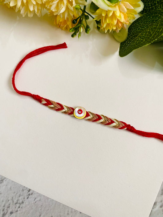 Designer Braid Evil Eye Bhai Rakhi