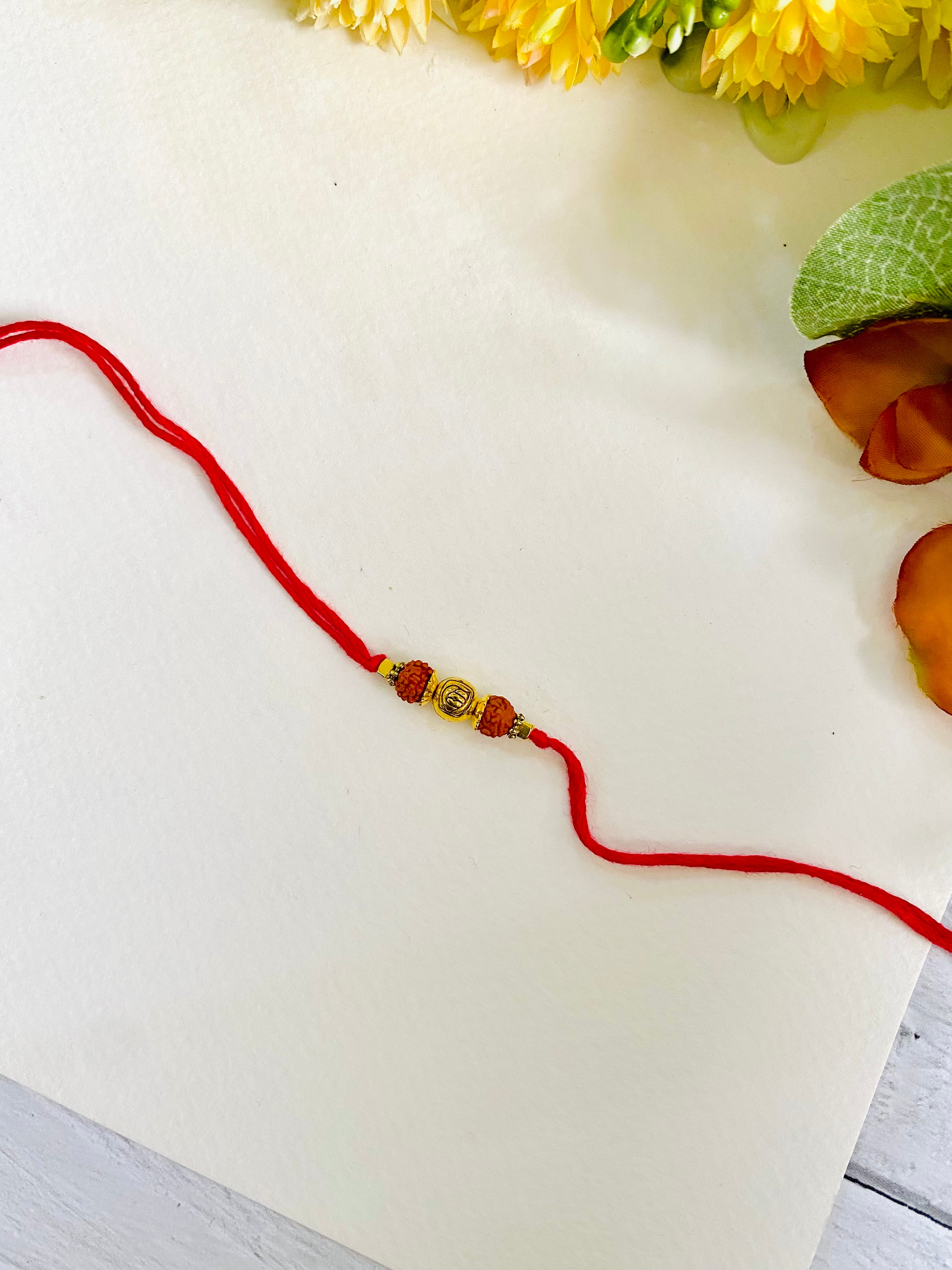 Rose Bead Bhai Rakhi