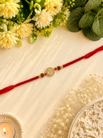 OM diamond Anti-Tarnish Bhai Rakhi
