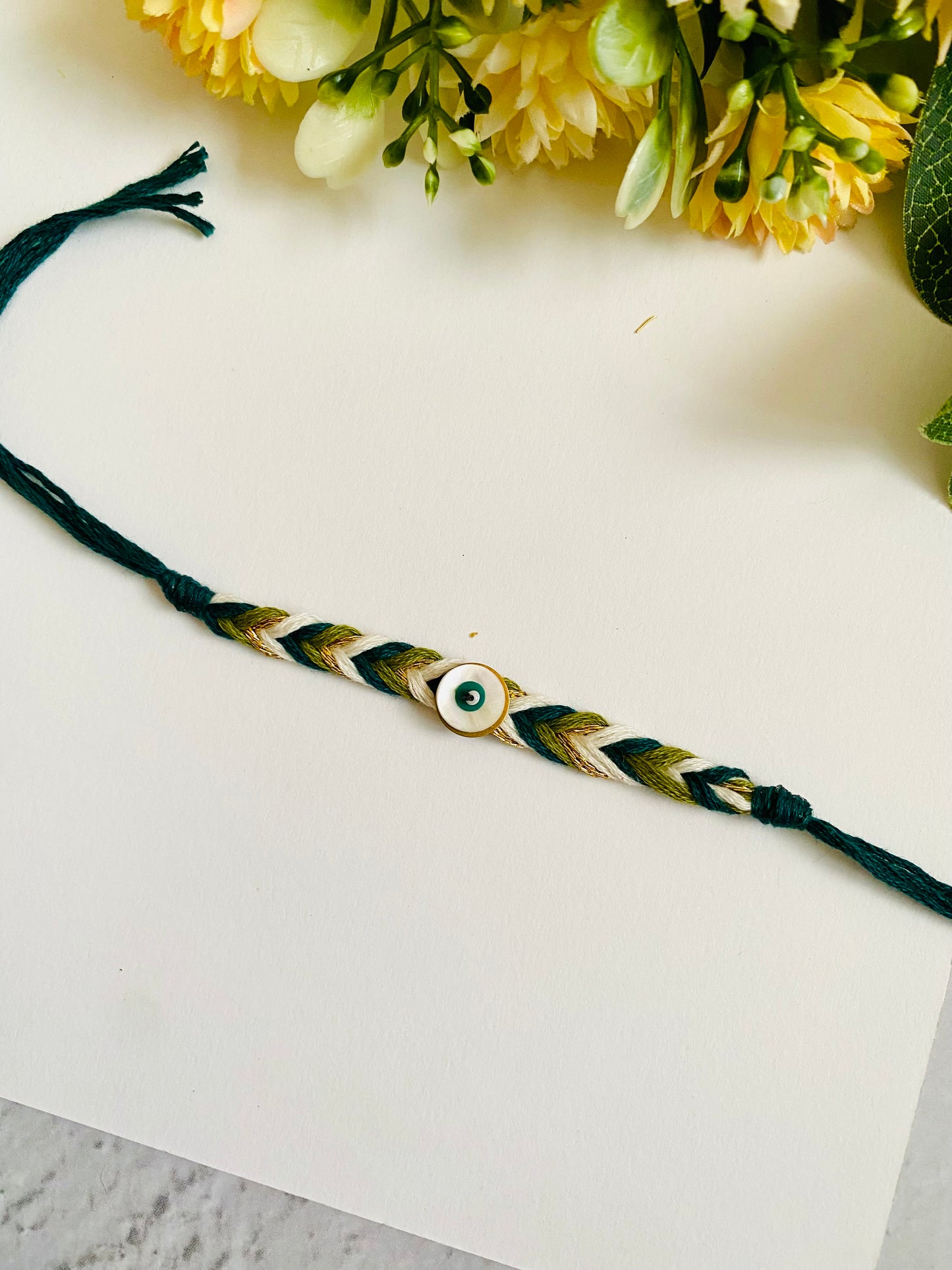 Designer Braid Evil Eye Bhai Rakhi