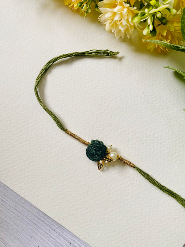 Crochet one Rose Rakhi