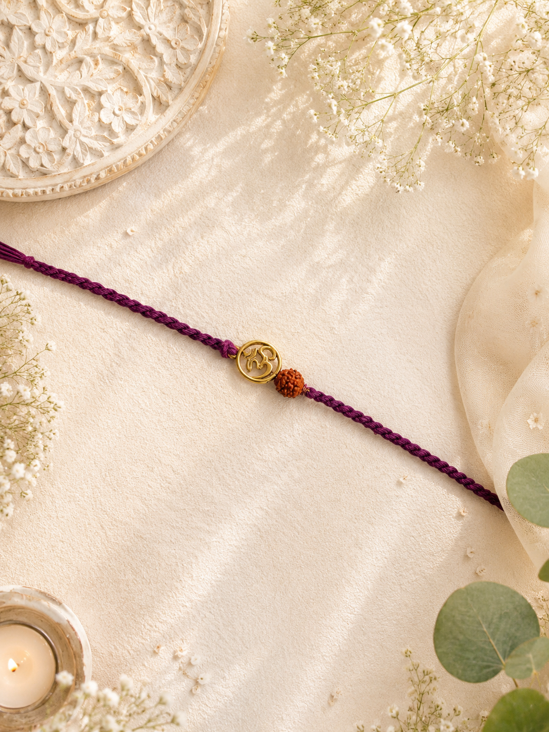 Om Rudraksh Bhai Rakhi
