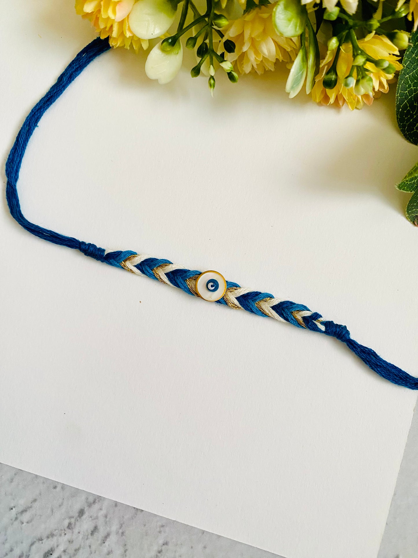 Designer Braid Evil Eye Bhai Rakhi