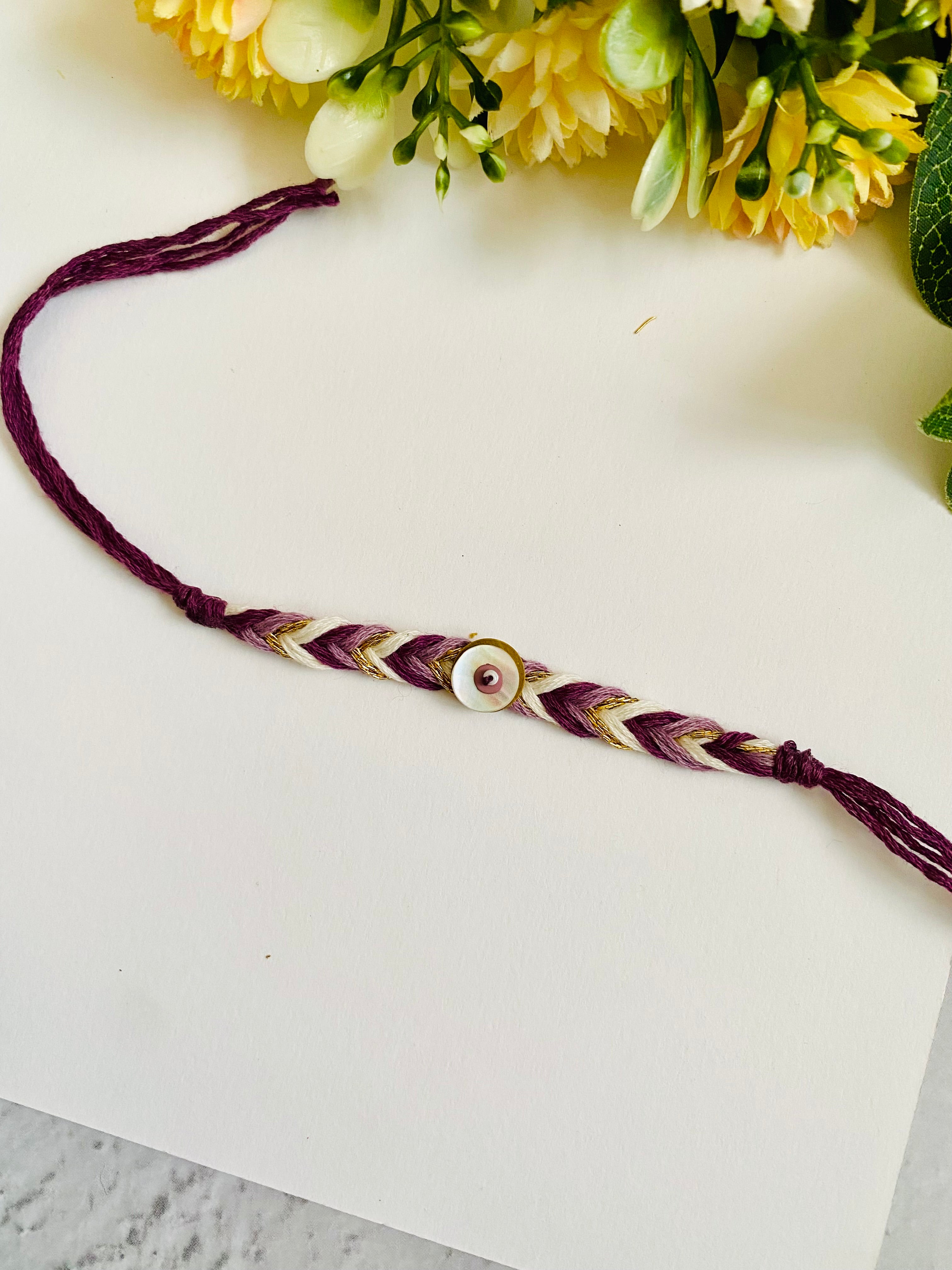 Designer Braid Evil Eye Bhai Rakhi