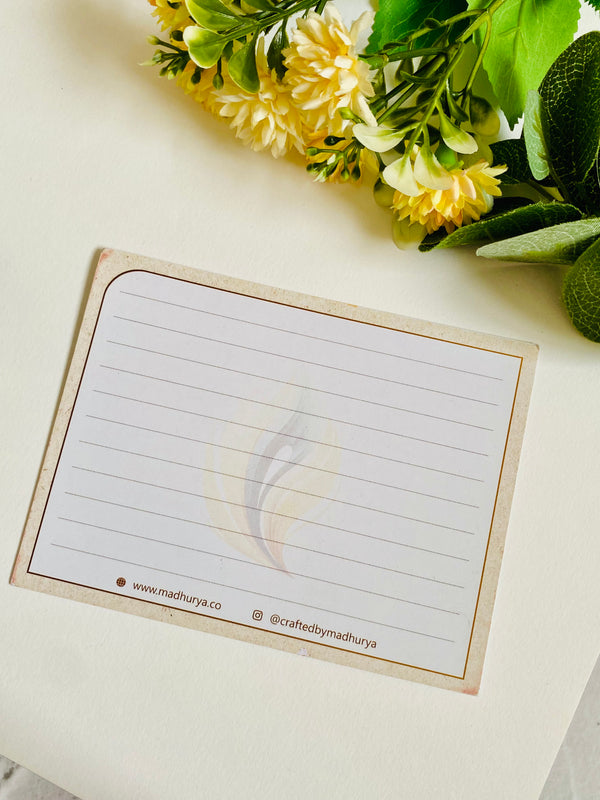 Big Hand Written Rakhi card and Roli Chawal
