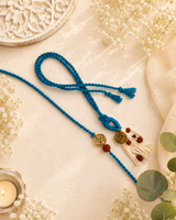 Om Rudraksh Bhai Bhabhi Rakhi Set