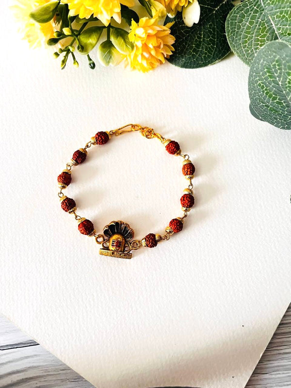 Shiva Ling Rudraksha Bracelet