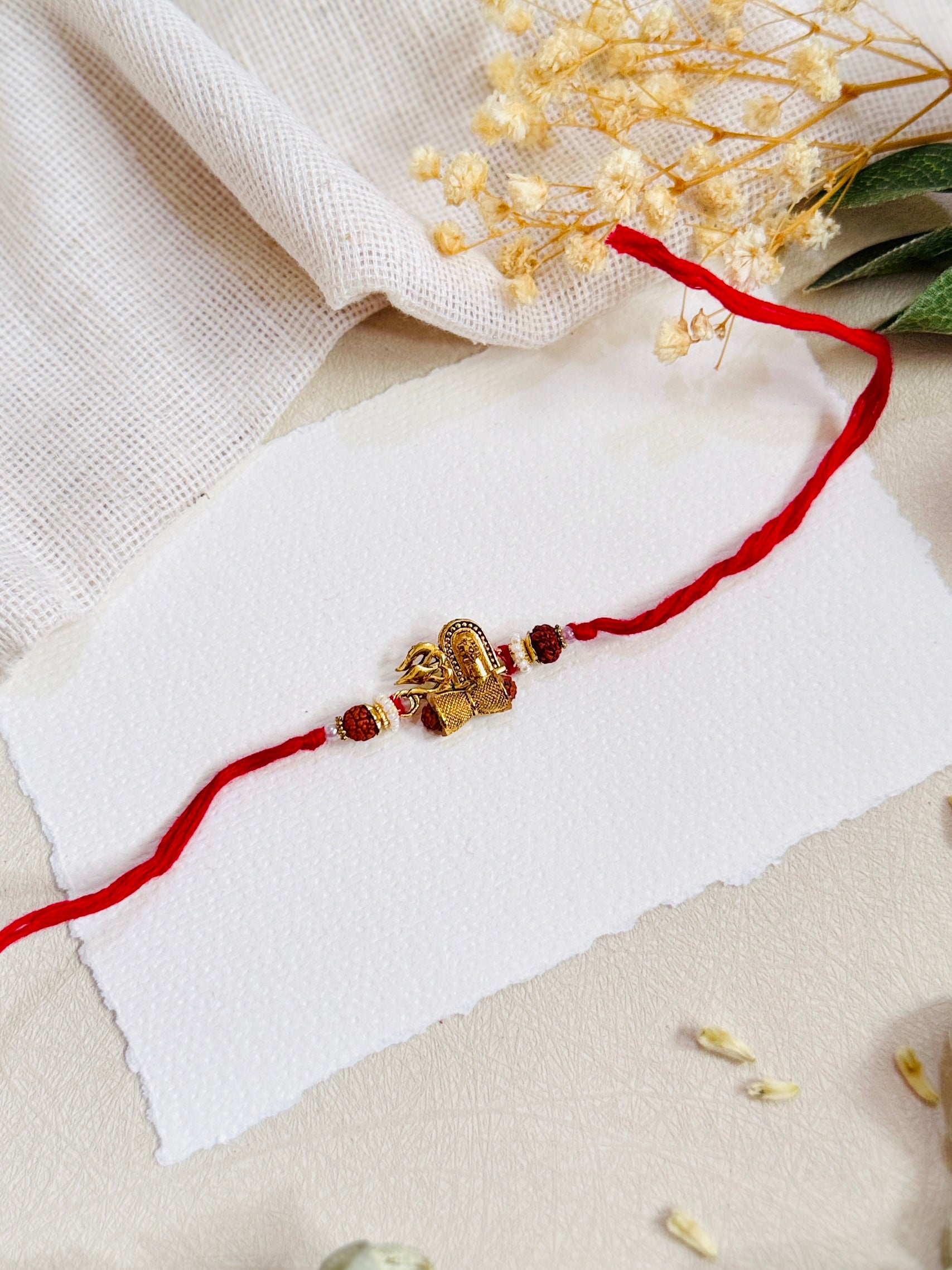 Shiva Bead Bhai Rakhi