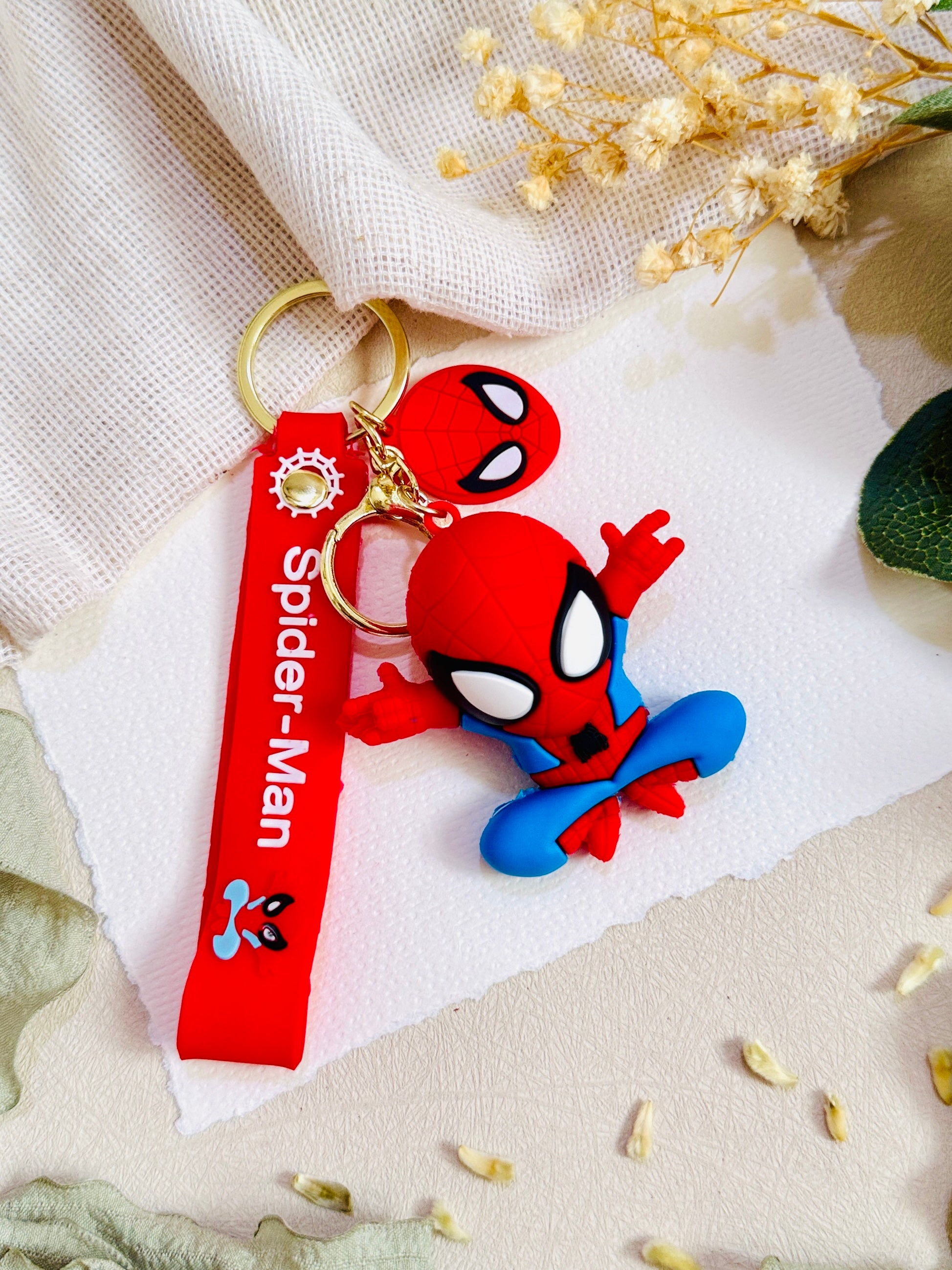 Spiderman Convertible Kids Rakhi & Keychain