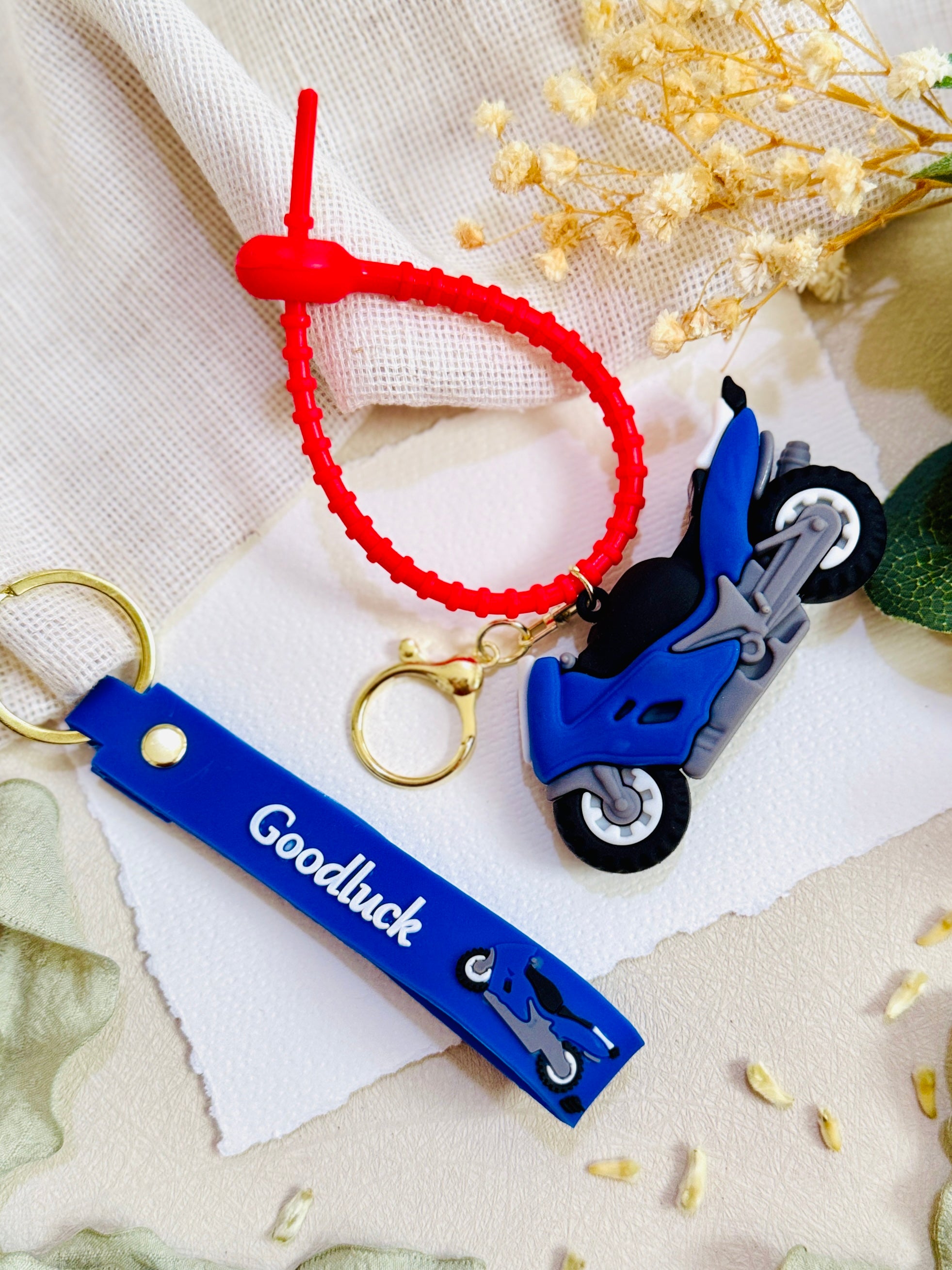 Sports Bike Convertible Kids Rakhi & Keychain