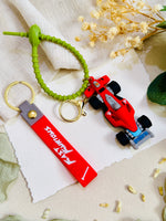 Sports Car Convertible Kids Rakhi & Keychain