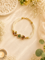 Om Damaru Diamond Bracelet Bhabhi Rakhi