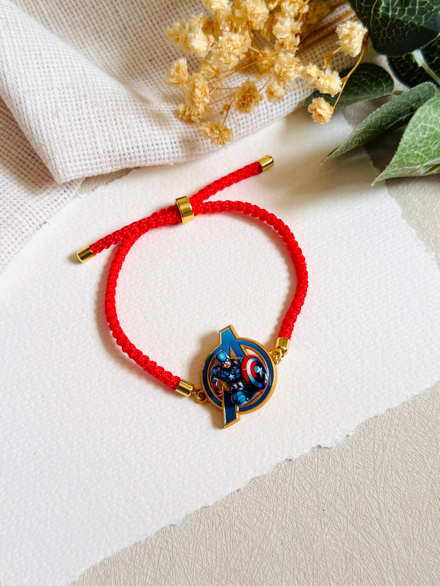 Captain America Playful Spinner Rakhi