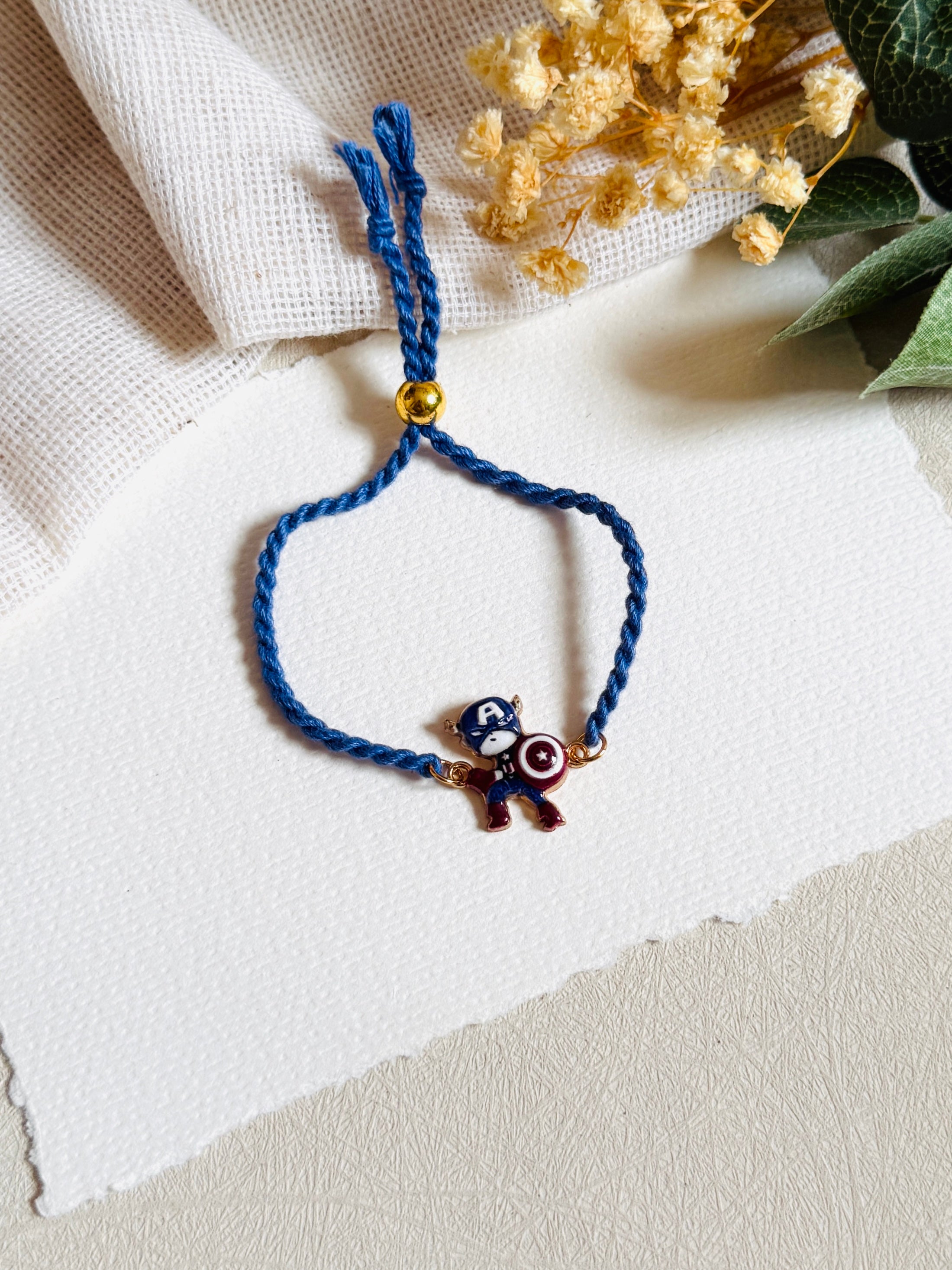 Captain America Kids Bracelet Rakhi