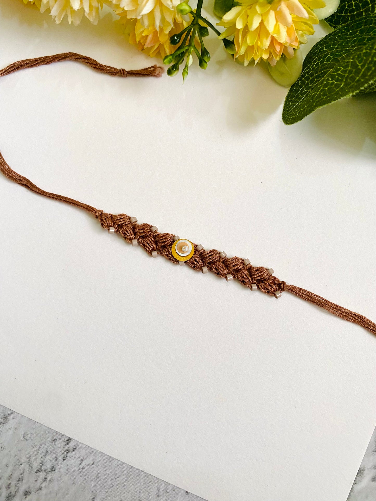 Evil Eye Crochet Band  Bhai Rakhi